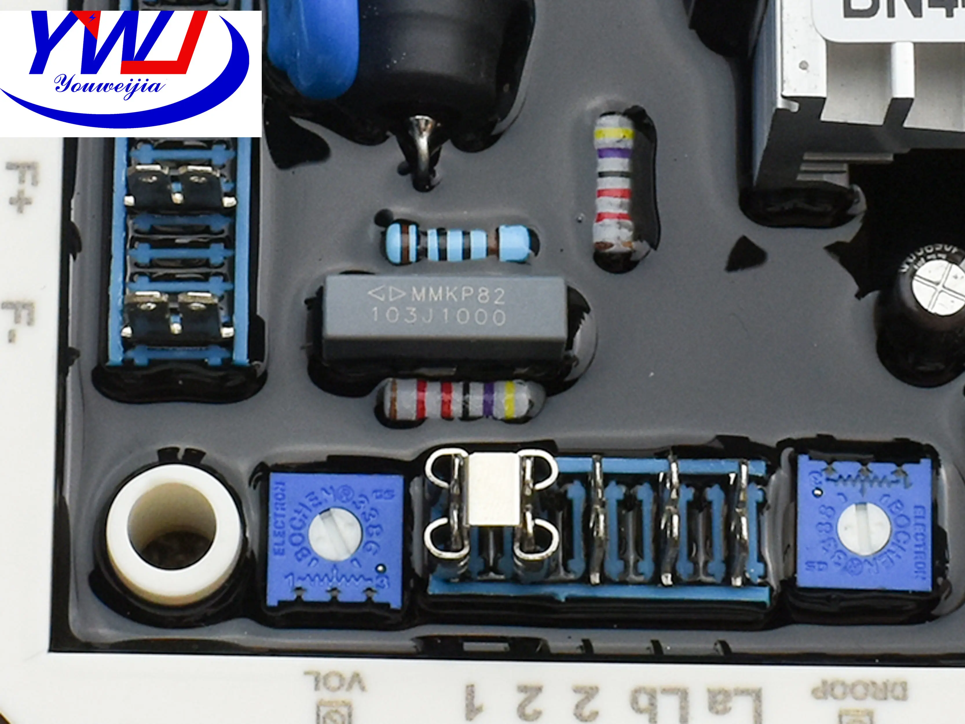 BoNeng AVR BN440S Generator Automatic Voltage Regulator Stabilizer Diesel Electric Generator Engine Control Voltage Board