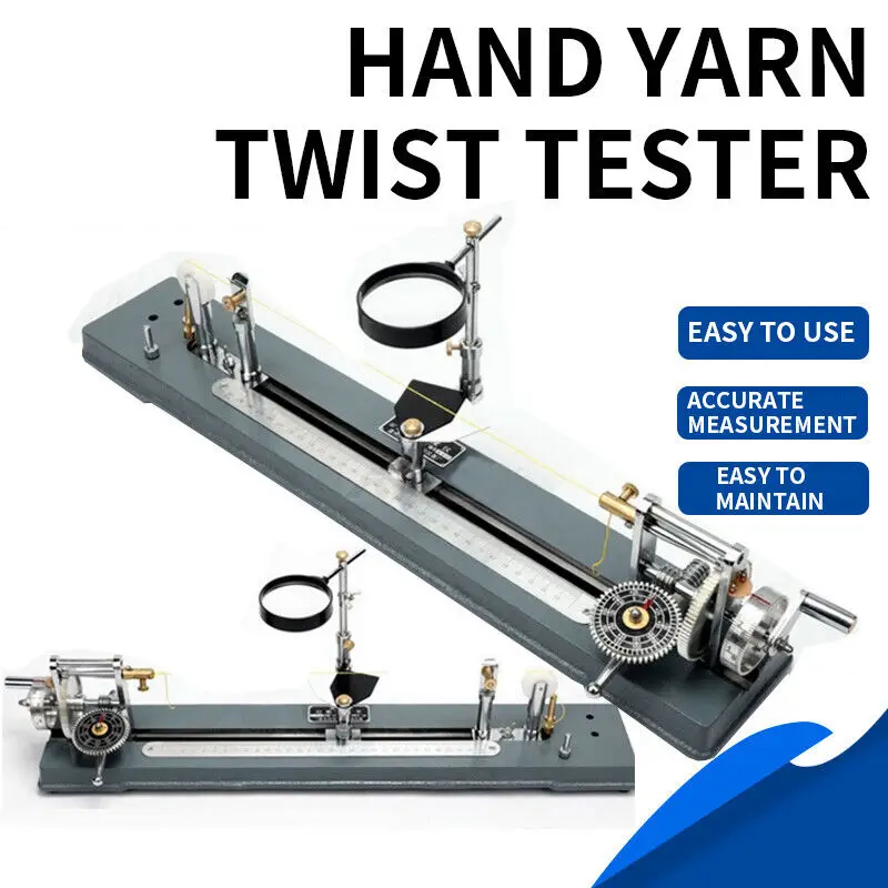 Y321 Hand Twist Tester Tool Yarn Untwisting Twist Tester Machine Portable Determination Textile Twist Tester Instrument Machine