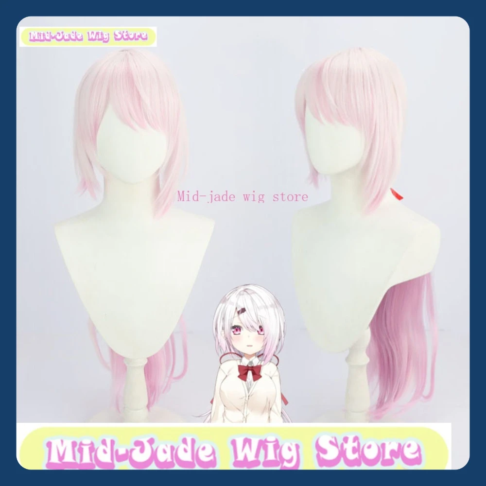 Parrucca Mid-jade StoreShiina Yuika Parrucca Cosplay Gioco Anime Gioco di ruolo Halloween Party Costume Puntelli Capelli sintetici