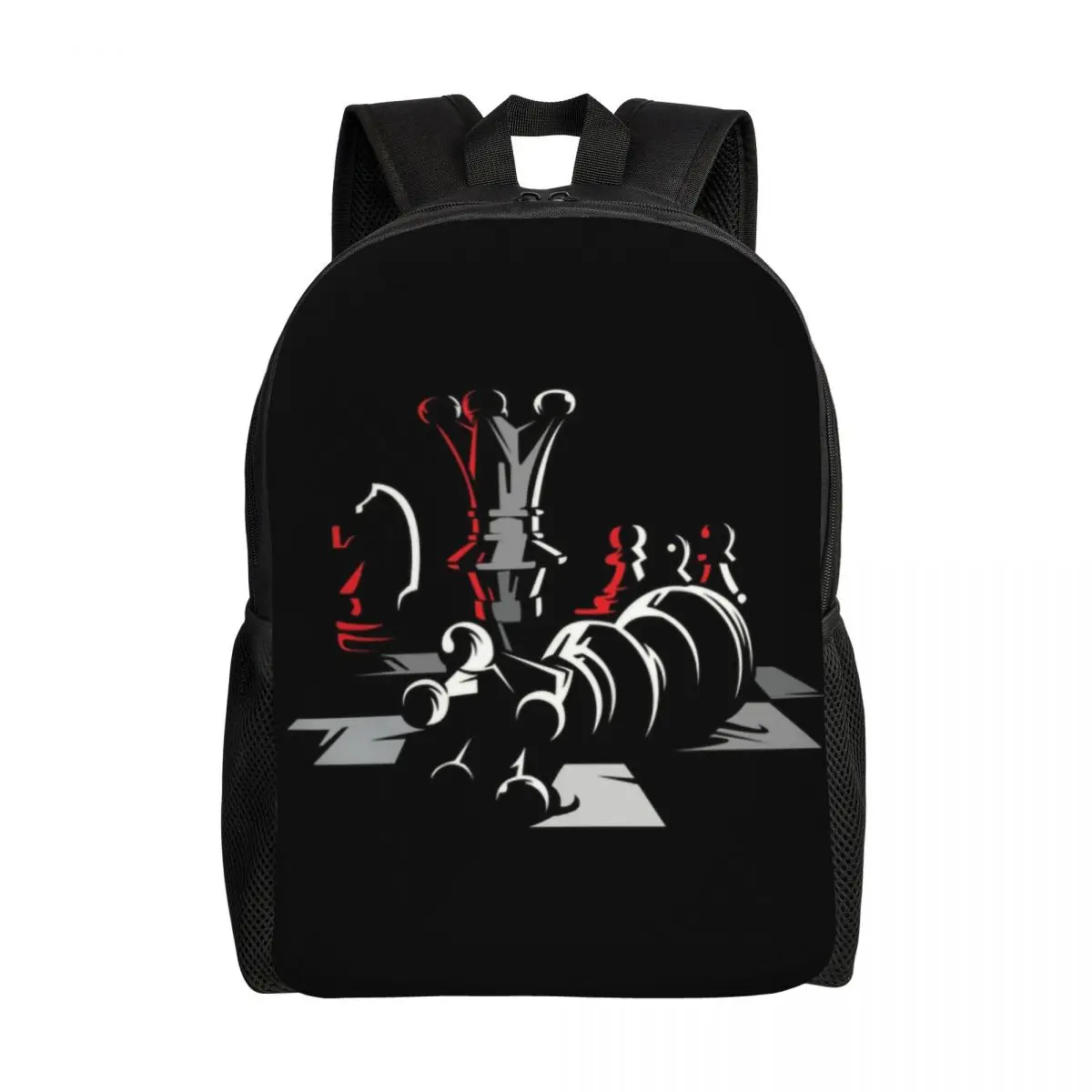 

Персонализированные шахматные рюкзаки для мужчин и женщин, базовая сумка для книг для школы, колледжа, сумки для влюбленных