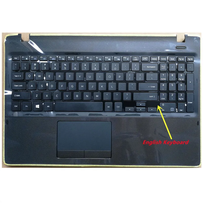 New Top case Palmrest upper Cover with Keyboard For Samsung NP 300E5K 300E5L 300E5M 3500EL shell