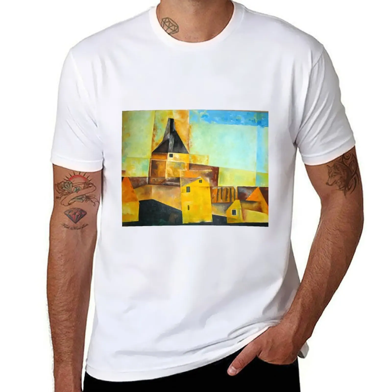 

Lyonel Feininger T-Shirt man t shirt luxury t shirts for man graphic vintage T-Shirt