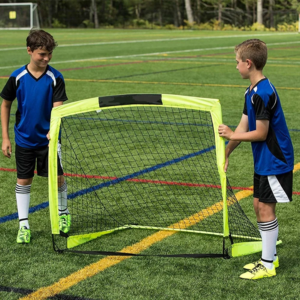 1 Großhandel 3-in-1 faltbares Pop-up-Praktisches Fußballnetz Tragbares Kinderspiel Mini-Fußballtor 2025