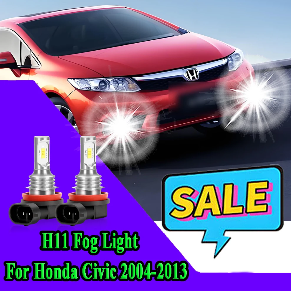 2PCS H11 Led Fog Li…