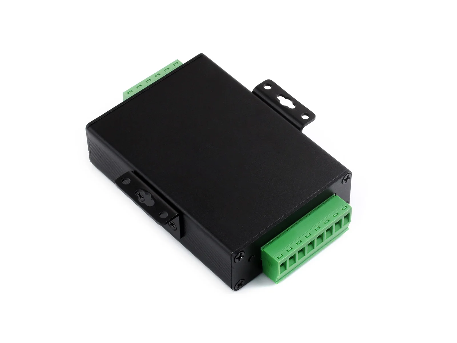 4-Ch RS485 ke RJ45 Ethernet Serial Server, 4 saluran RS485 operasi independen, Rail-mount Industrial terisolasi modul Serial,
