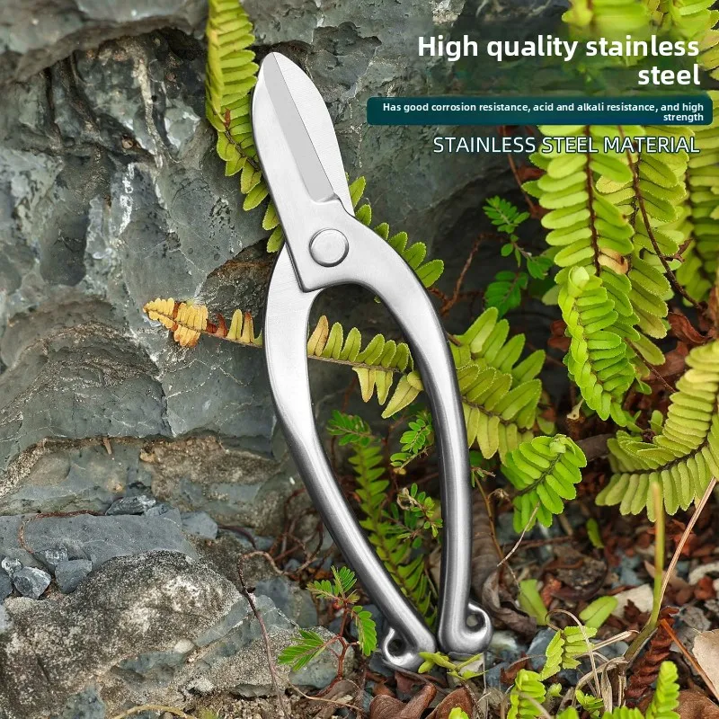 Edelstahl Ikebana Schere Gartenschere Blumenarrangement Schneidewerkzeug für Bonsai Garten