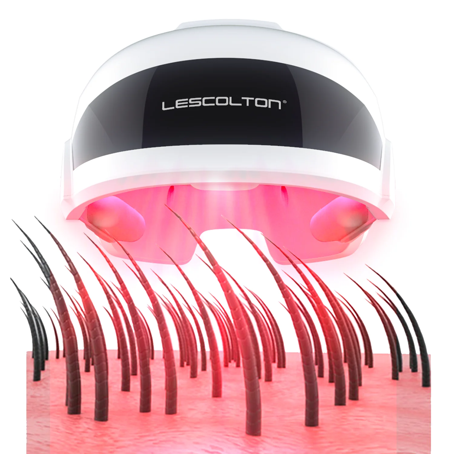 Lescolton Professional Hair Regrowth 56 Diodes Hair Loss Infrared Lllt Laser Hair Growth Helmet