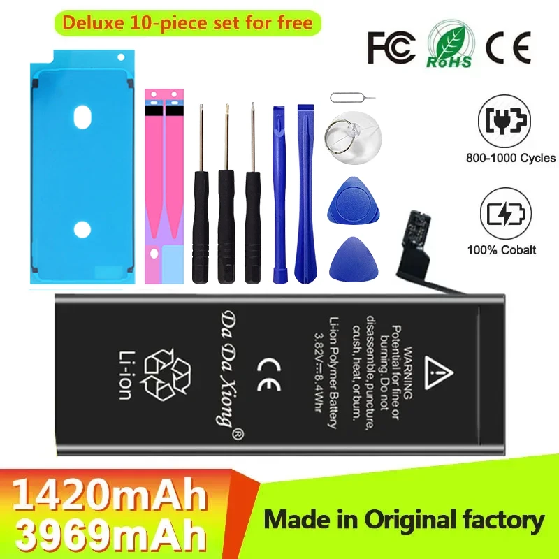 High Capacity Battery For iPhone 13 12 Mini Pro Max iPhone12 iPhone13 Mobile Phone Pack New 0 Cycle Seal