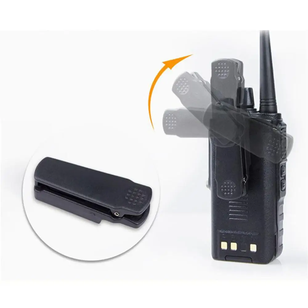 1/2/3PCS 1/5/10Pack Plastic Belt Hook Clip For BaoFeng BF-A58 UV-9R Plus GT-3WP UV-XR 2 Way Radio Walkie Talkie