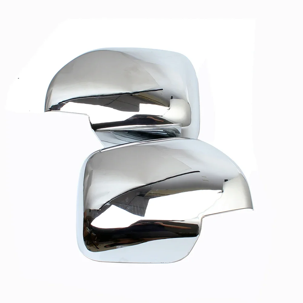 2PCS ABS Chrome Rearview Side Door Mirrors Cover Trim Car styling For Toyota Land Cruiser 100 LC100 1998-2004 2005 2006 2007