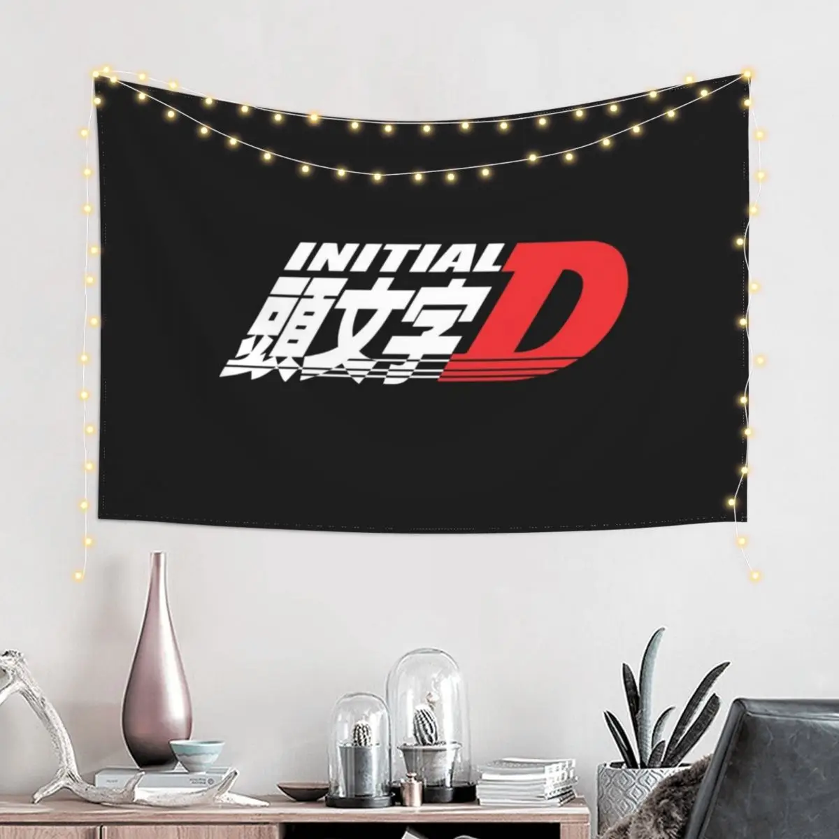 Initial D Tapestry Home And Comfort Decor Aesthetics For Room Aesthetic Decoration Tapestry