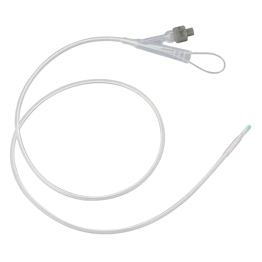 

Veterinary Catheter 10Fr 2 Way Medical-grade Silicone Large-breed Dog Ureters Urinary Foley Catheter with Stylet