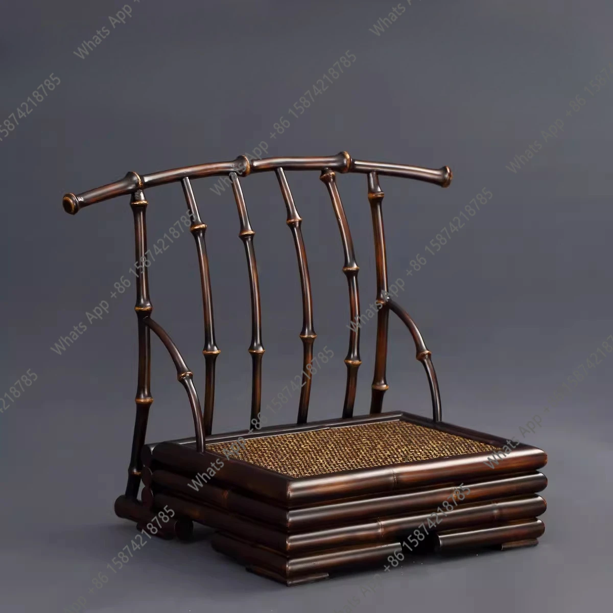Tatami chair designer tea room furniture bay window bamboo kang table Chinese tea table
