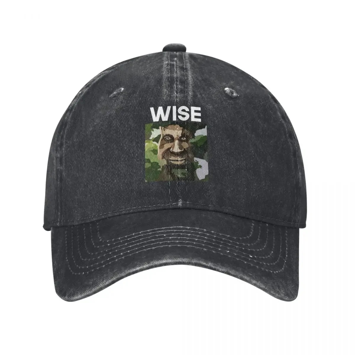 Wise Mystical Tree Funny Distressed Washed Casquette Baseball Caps Female Male Y2K Decorate Seasons Caps