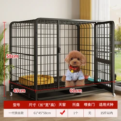 Dog cage Medium large dog indoor with toilet border collie Small pet cage Golden hair dog house house enclosure