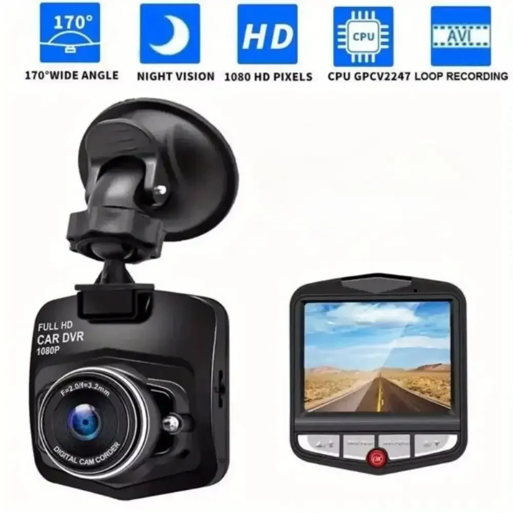 Car Camera HD 1080P Dashcam DVR Recorder Dash Cam Car DVR Auto Rear View Camera Vehical  Cam of Mirror Recorder image 6