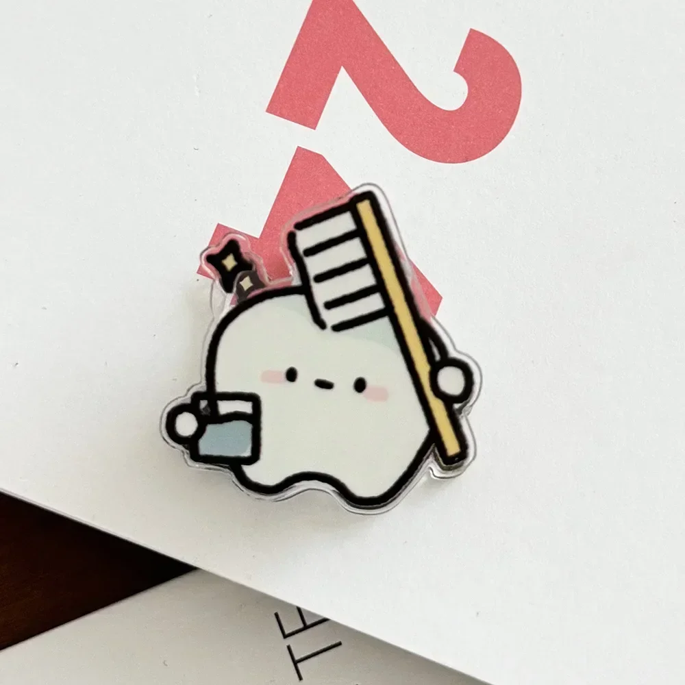 Cute Cartoon Ornaments Gift Sealing Clip Note Holder Pp Clip Student Cute Small Commodity Ornaments  Cute Stationery