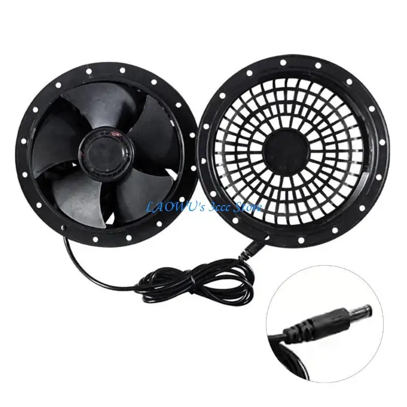 

Y8AD Portable BBQ Fan Handheld Barbecue Fan 15050 12V 5.2A Air Blower Outdoor Camping