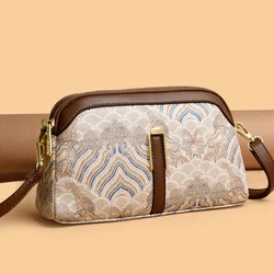 Luxury Designer Women's Shoulder Bag Fashion Print Purse Ladies High Quality Leather Crossbody Bag Messenger Commuter Sac A Main