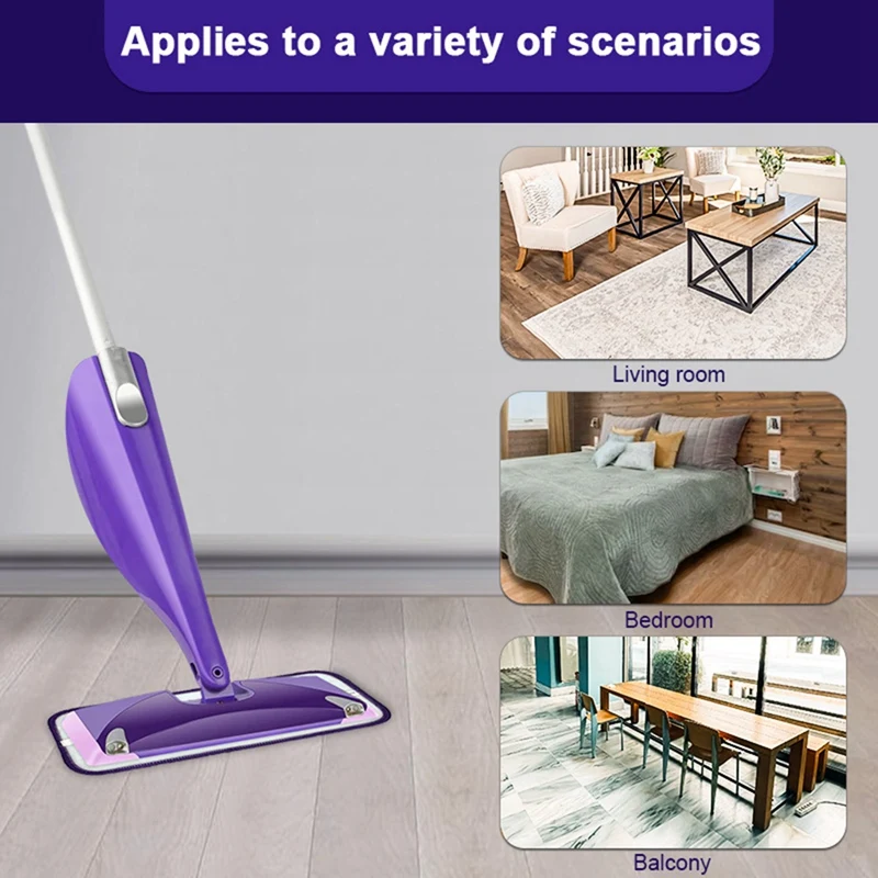 عبوات ممسحة قابلة لإعادة الاستخدام لنفث الرطب ، وسادات إعادة ملء ممسحة ستوكات ، وممسحة رطبة وجافة ، ورؤوس بديلة ، ومدورة ، 12 في