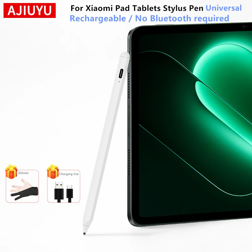 Stylus Pen For Xiaomi Mi Pad 9 8 7 Pro 11.2 6 5 6S 7S Pro Tablet Pen Rechargeable for RedMi K Pad 2 SE 8.7 11