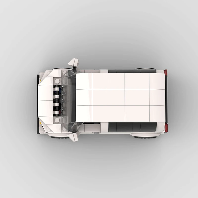 Juego de juguetes de construcción de modelos de coches, fresco y moderno, adecuado como regalo para Halloween, Navidad y como colección de decoración del hogar