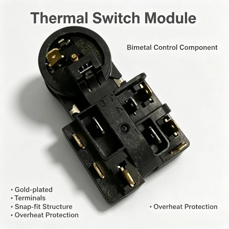 QP3-12A J JX Epx Compressor Relay, Refrigeration Compressor Overload Protection Relay Replacement Spare Part