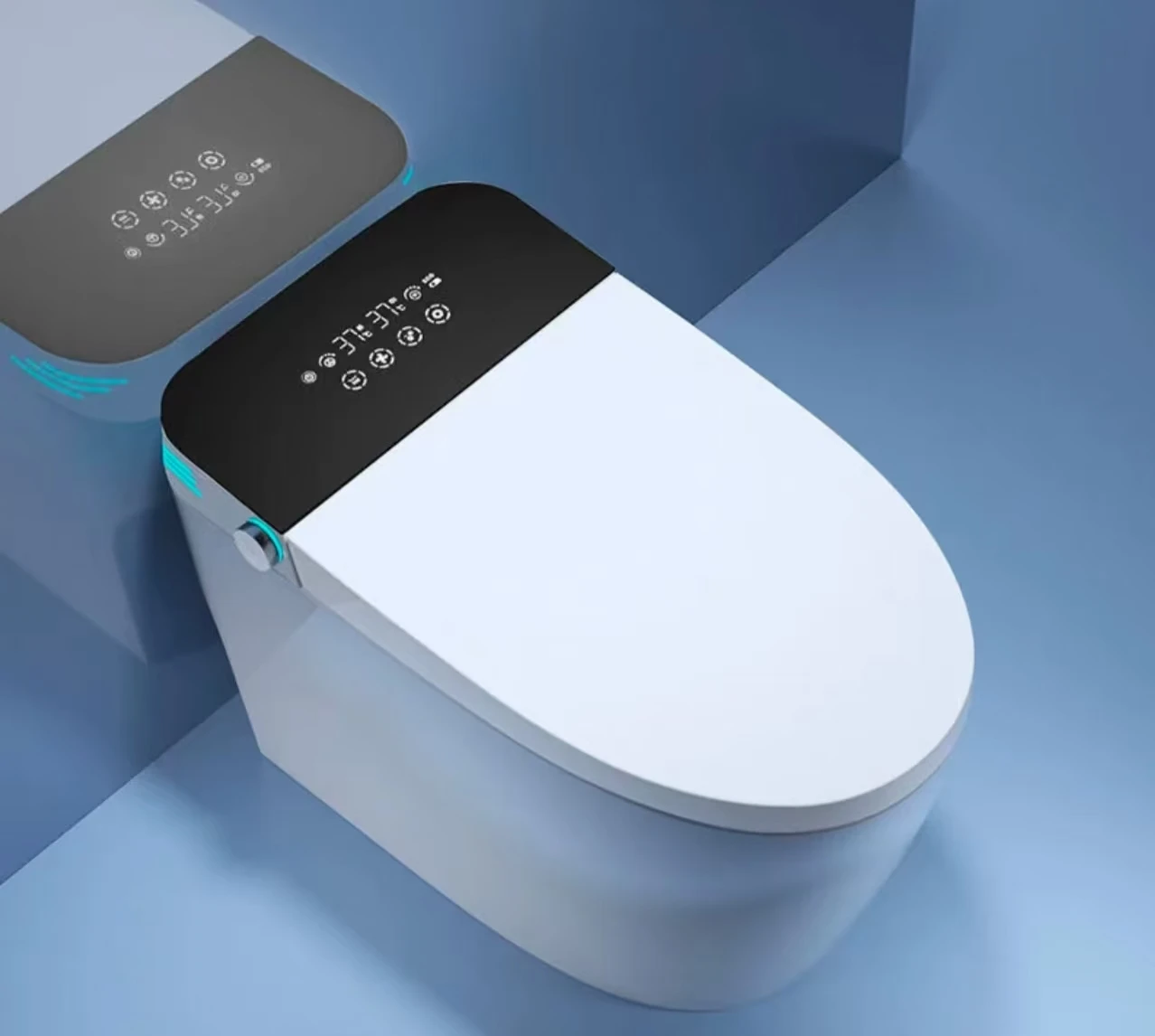 

Smart Bathroom Automatic Toilet with Advanced Remote Control Household Water Pressure Limitations Integrated Smart Toilet