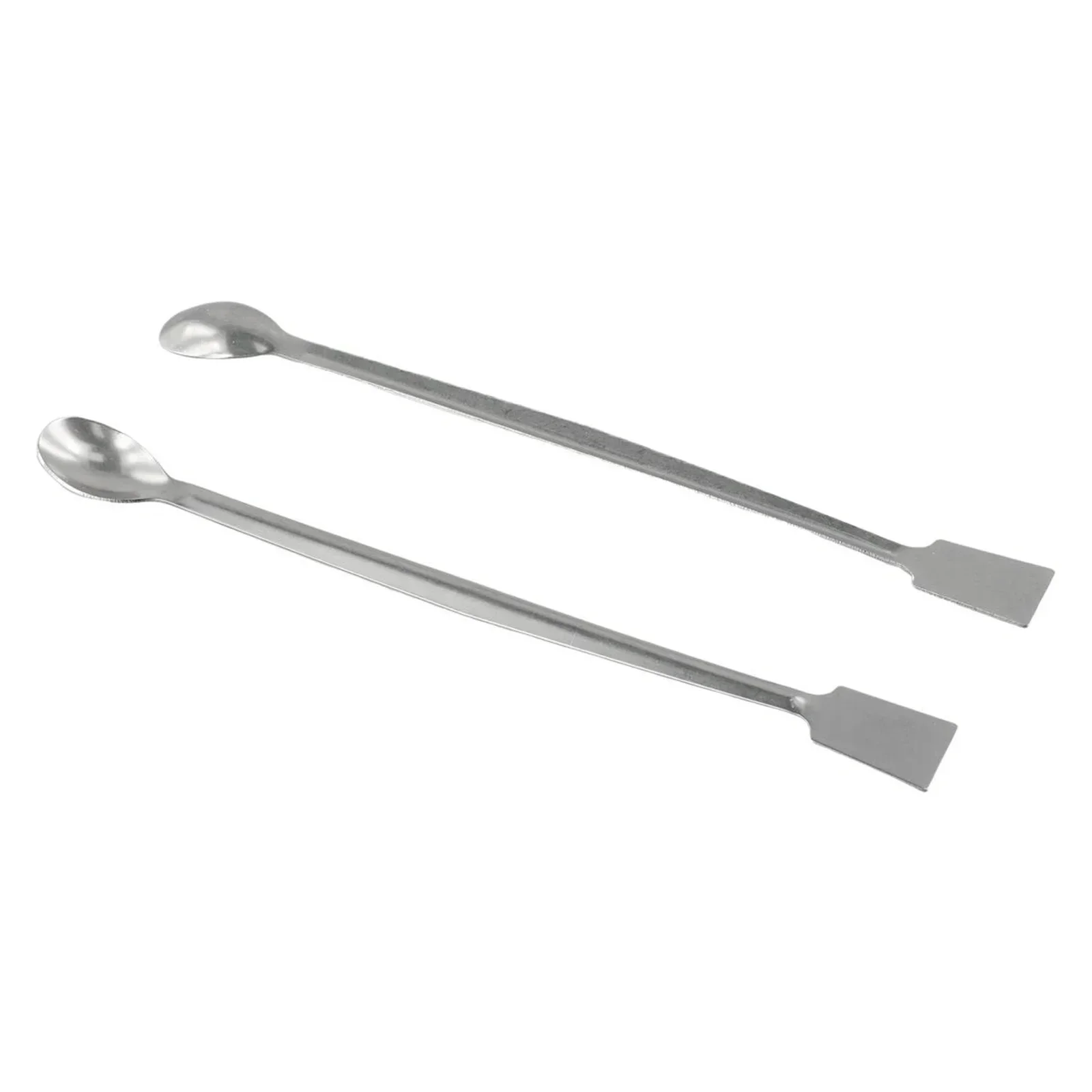 Double Ended Laboratory Spoon And Spatula Set For Precise Material Transfer In Health Beauty And Technical Services