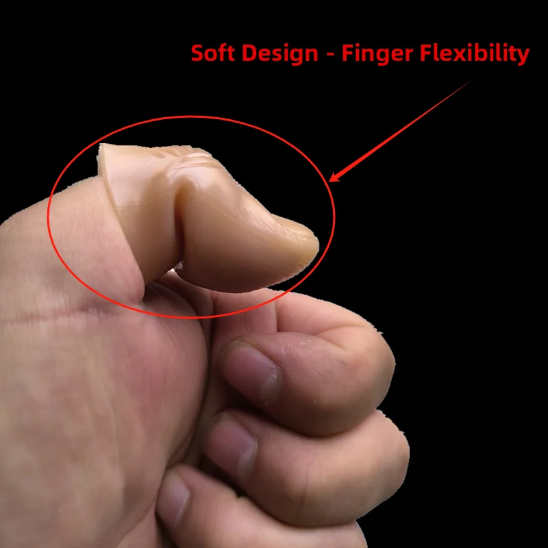 New Handmade Thickened Anti-slip Finger Thumb And Index Finger Covers Simulation Protection for Hand Labor
