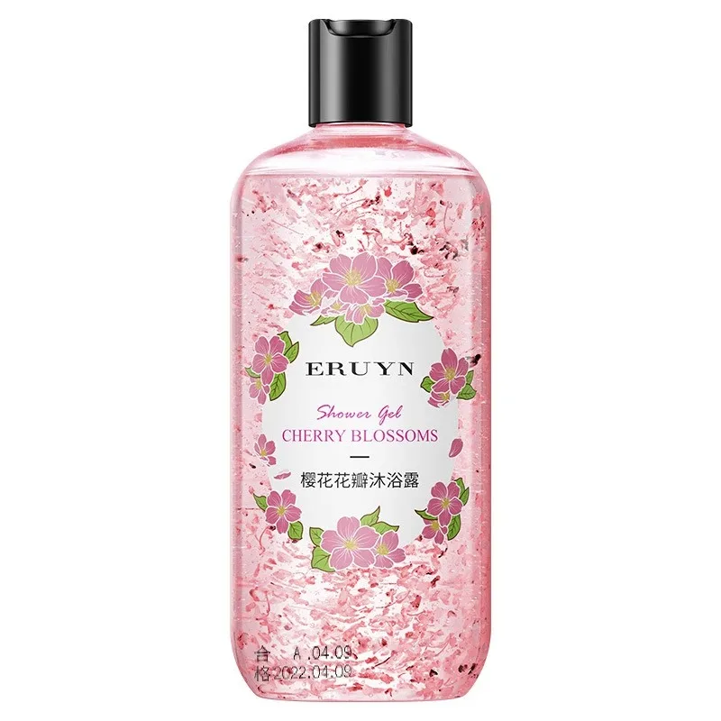 Shower Gels Refreshing Cleaning Lasting Fragrance Moisture Body Wash Large Capacity 500ml Jasmine/Lavender Petals Bath Lotion