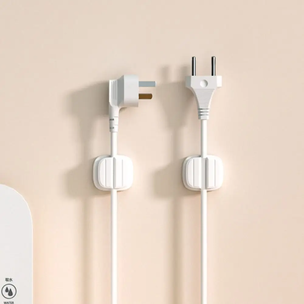 1/3Pcs Self-adhesive Cable Organizer 3 Slots Desktop USB Data Wire Winder Organizer Tidy Management Charging Cable Clips