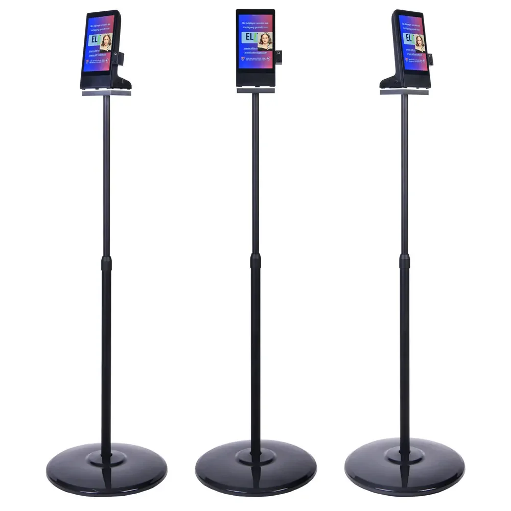 2020 Innovative 8 inch multi function advertising player with face recognition temperature detection measure