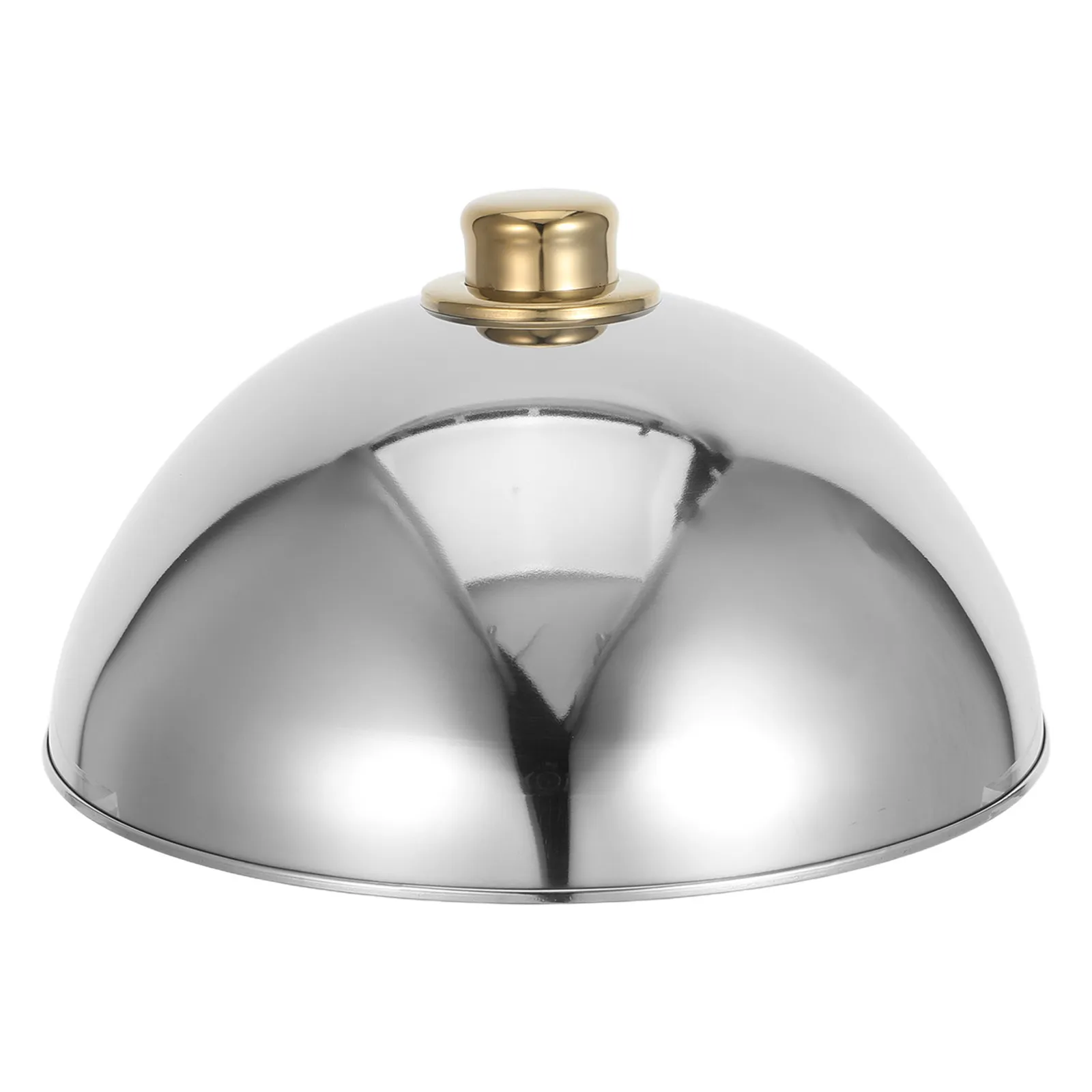 Premium Stainless Steel Food Cover Dome for Bacon Burgers Poultry Grilling 10Inch Rust Resistant Dish Cover Tent for Cookouts