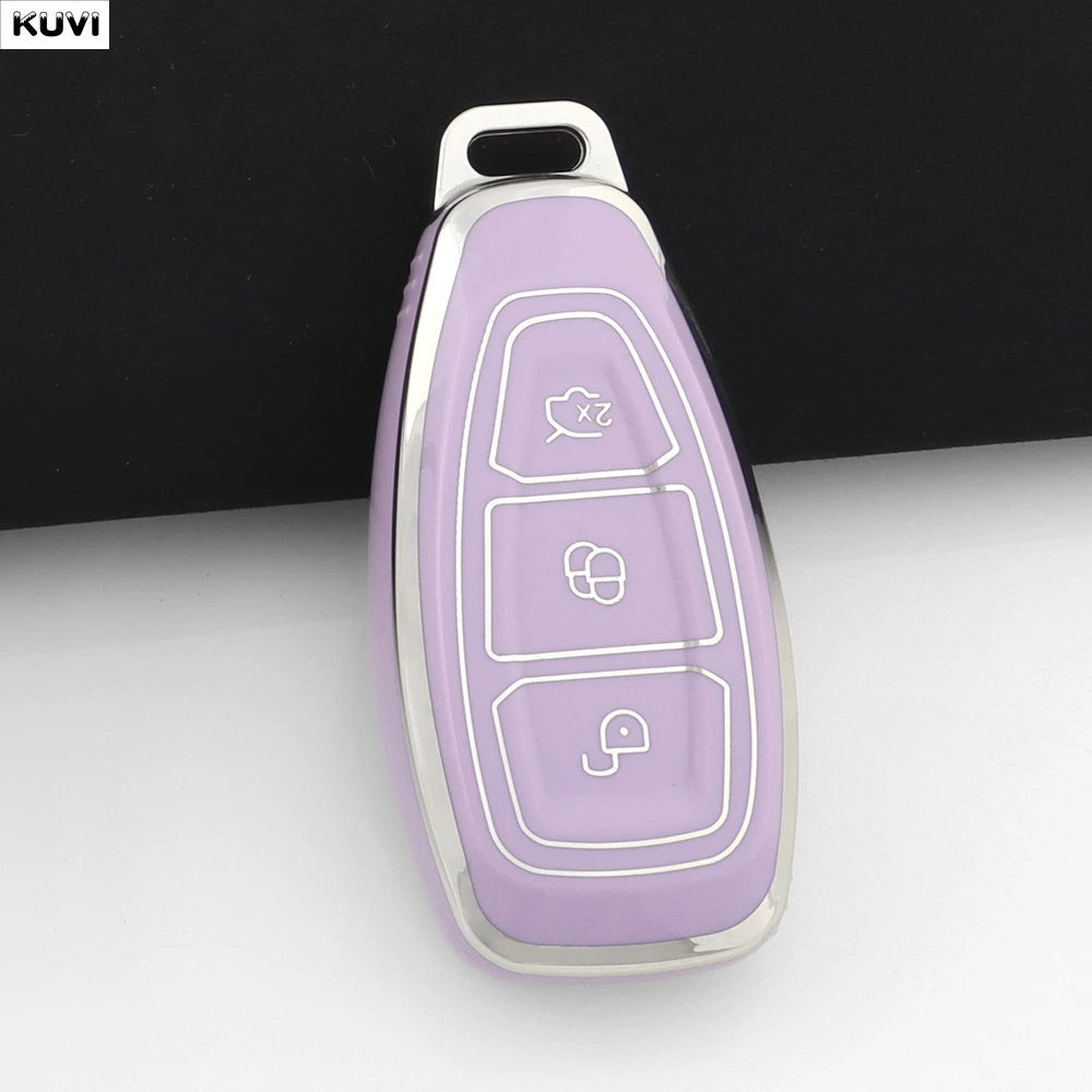 Nueva funda de TPU para llave inteligente de coche, carcasa para Ford Fiesta Focus 3 4 Mondeo Ecosport Kuga Focus ST, accesorios Fob
