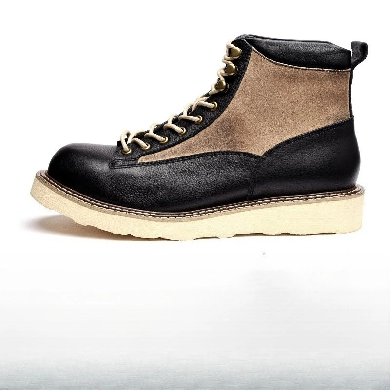 Handmade Mens Ankle Oxford Boots Luxury Genuine Leather 2026 Autumn Fashion British Style Outdoor Casual Business Shoes Male - view 5
