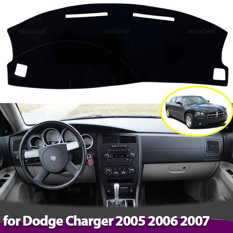 Für Dodge Charger 2005 2006 2007 Schatten Cape Decke Auto Zubehör Dashboard Abdeckung Dash Board Matte Teppich Pad