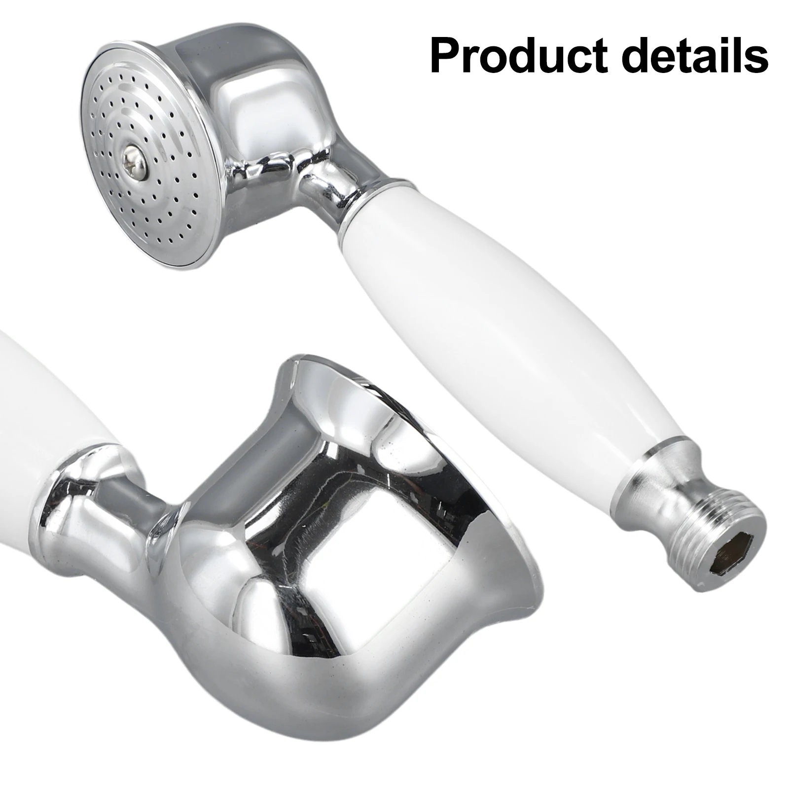Bathroom Renovation Approx.18*5.3cm 7.*2.1inches Vintage Shower Head Water-saving Feature Rust Resistant Material