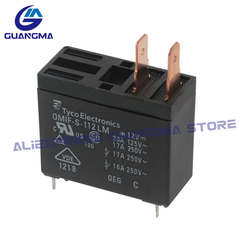 Imagem -03 - Omif-s 112 124lm 12v 24vdc 17a 4pin Adequado para ar Condicionado Aquecedor de Água Omif-s112lm Omif-s 124lm Dc12v 24v 20 Pcs