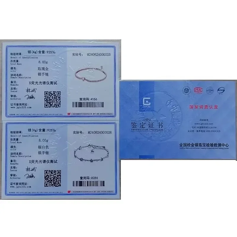 

Exquisite 925 Sterling Silver New Shiny Heart-shaped Stars All Zircon Tennis Bracelet Luxurious Charm Bracelet Holiday Gifts