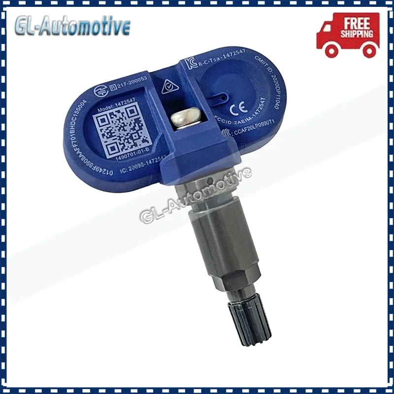 4 buah Bluetooth Sensor TPMS Bluetooth Sensor tekanan ban untuk Tesla Model 3 S X Y 1490701-01-C