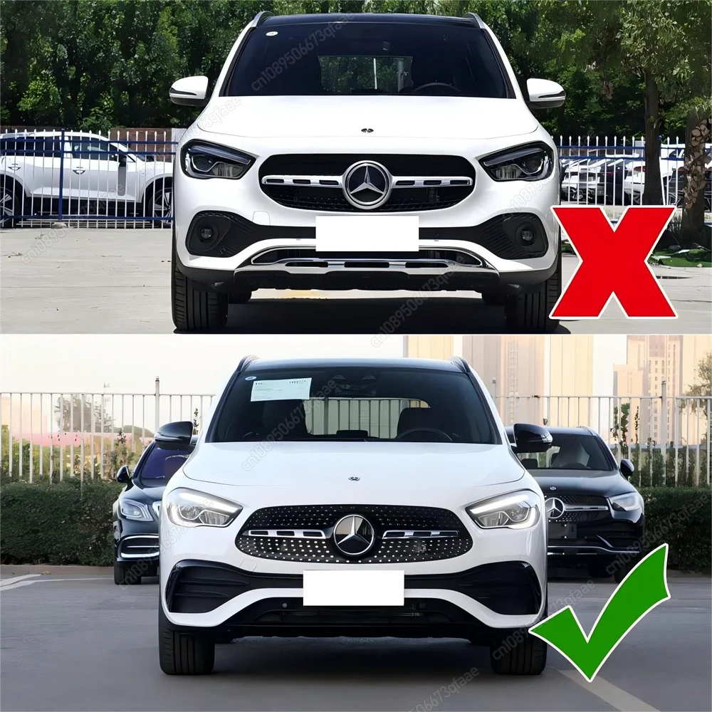 For Mercedes Benz GLA-Class H247 AMG Line 2020-2025 Rear Bumper Diffuser Lip Spoiler Canards Splitter Protector Bodykits Tuning