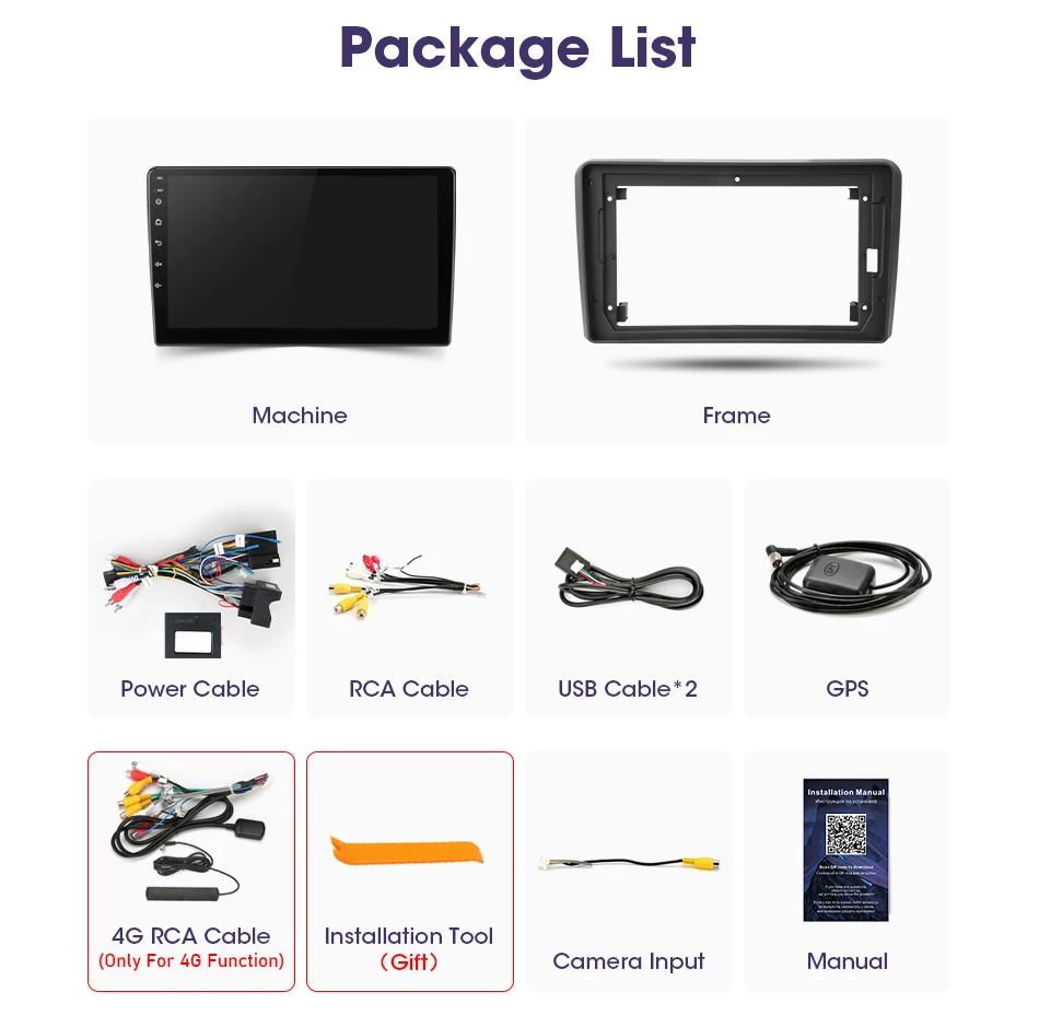 2Din Android Auto & Carplay Autoradio Für Audi A3 2 8P 2003-2013 S3 2006-2012 RS3 2011 2012 GPS Player 4G WiFi Multimedia Stereo – Detail 25