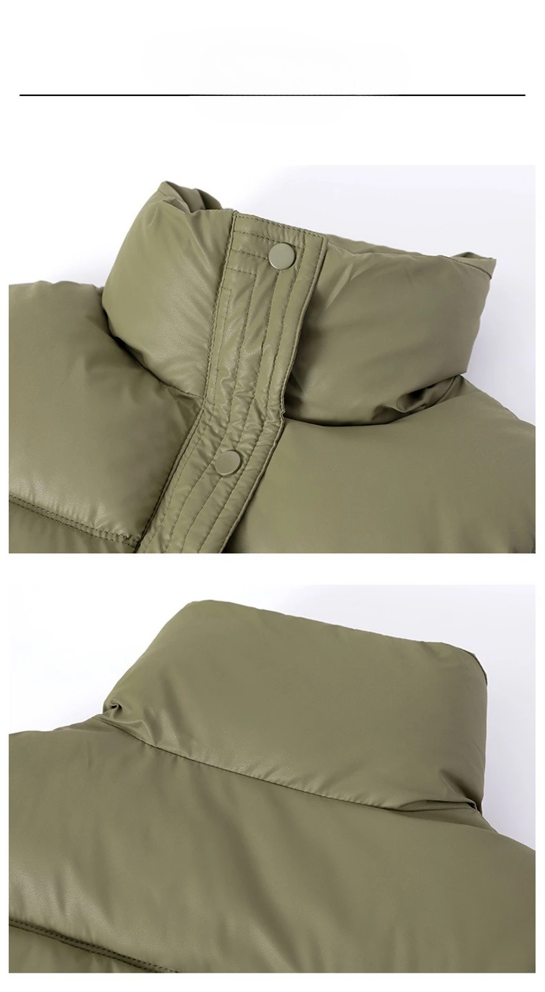 

2025 New Women Winter Warm Waistcoat Ladies Sleeveless Stand Collar Coats Warm Outerwear Casual Lightweight Puffer Vest Jackets