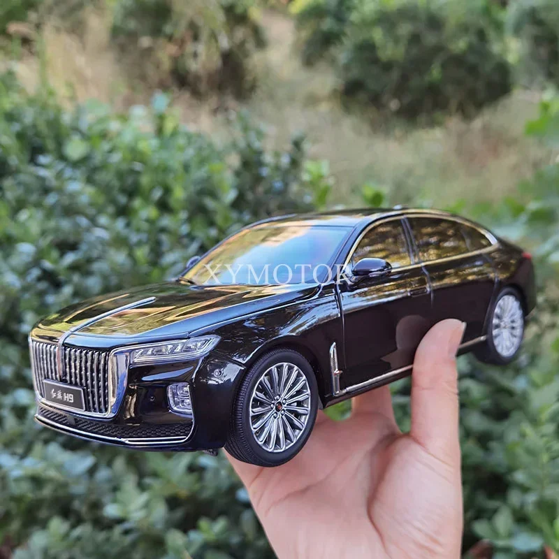 Century Dragon 1/18 For Red Flag Hongqi H9 diecast open Close car model black/Purple gold/Brown gold Toys hobby gift collection