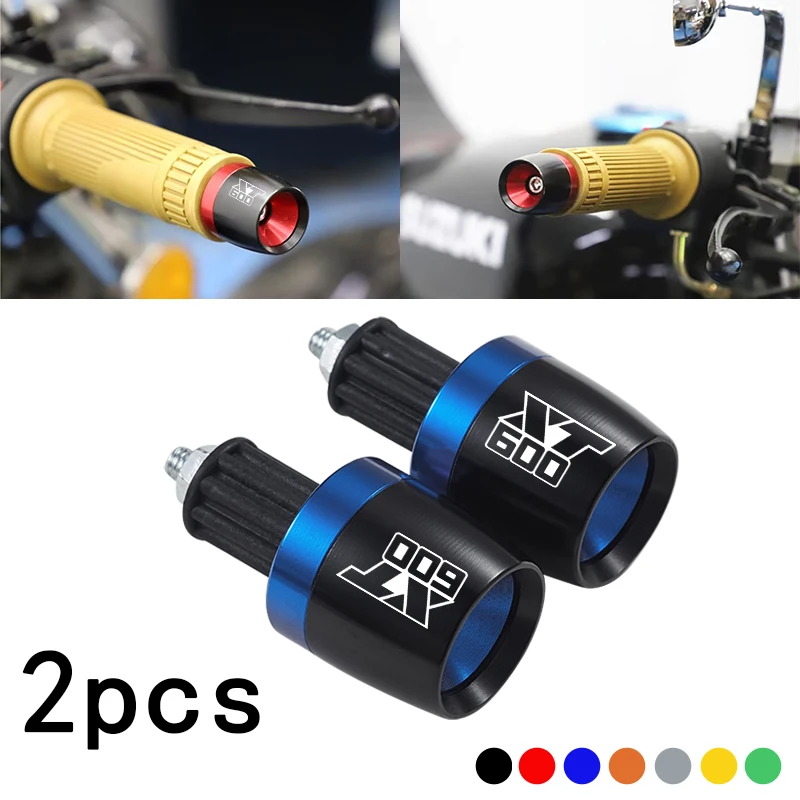 Motorcycle Handlebar Grips Ends Handle Bar Cap End Plug For Yamaha XT600 XT 600 1984 1985 1986 XT600Z XT600E XT600ZE Accessories