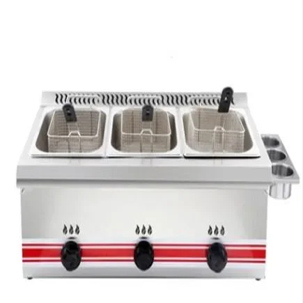 # Para patatas de donuts comerciales baratas, freidoras eléctricas de gas, macihne para tienda, carrito de comida, venta con cesta de gas eléctrica