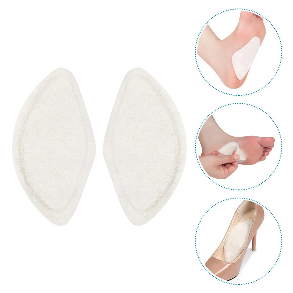 2 Buah Bantalan Penopang Lengkungan Kaki Wol Felt Koreksi Kaki Rata Bantalan Pereda Nyeri Bantalan Perawatan Kaki Nyaman untuk Pemakaian Sehari-hari dan