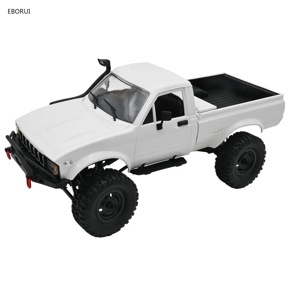 WPL C24-1 RC Truck 1:16 2.4GHz 4WD RC Car with Headlight Remote Control Crawler Off-road Pick-up Truck RTR Gift Toy for Kids