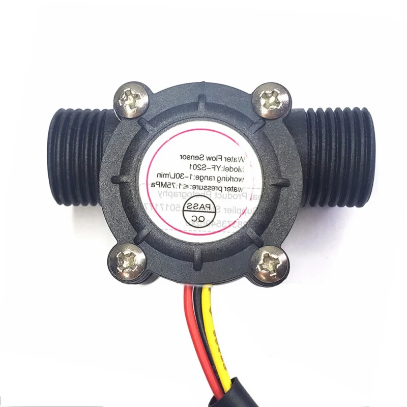 YF-S201 Water Flow Sensor Water Dispenser Hall Flowmeter FS300A Interface Control Liquid Flow 1-30L/min 2.0MPa Switch Sensor